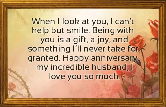 Hubby First Wedding Anniversary Wishes For Husband