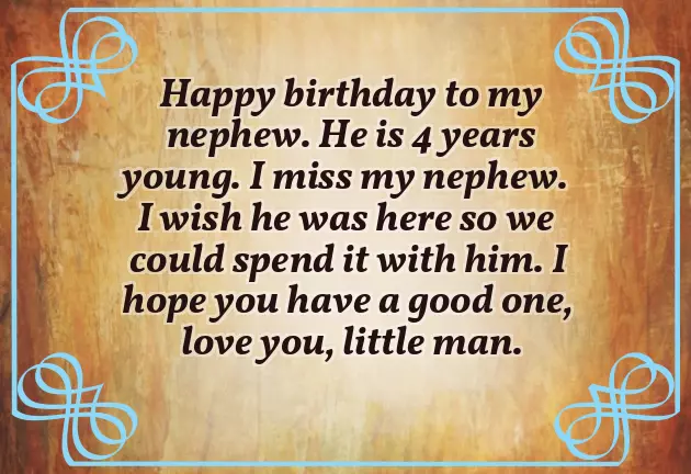 Birthday Wording For Nephew