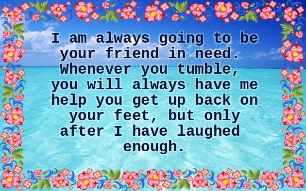 Emotional Message For Friend