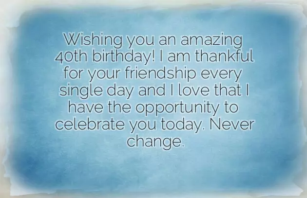 Birthday Wishes For 40 Year Old Brother