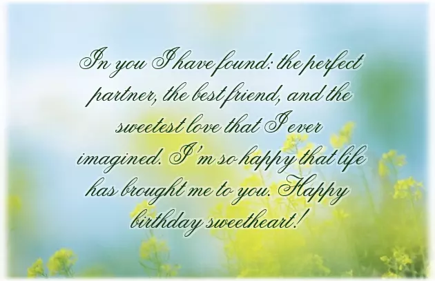 Romantic Birthday Wishes For Wife