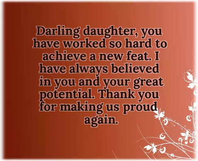 Congratulation Message For Daughter Graduation