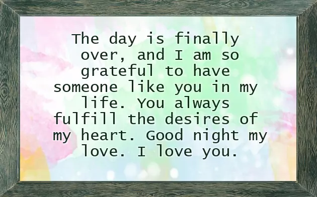 Goodnight Wishes For Him