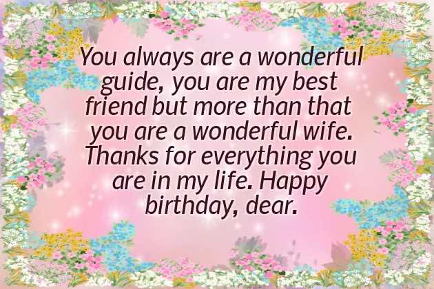 Birthday Quotes For Loving Wife
