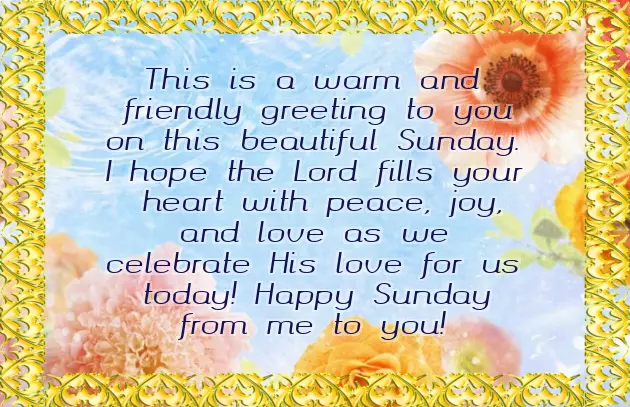 Sunday Wishes To My Love Sunday Wishes To My Love