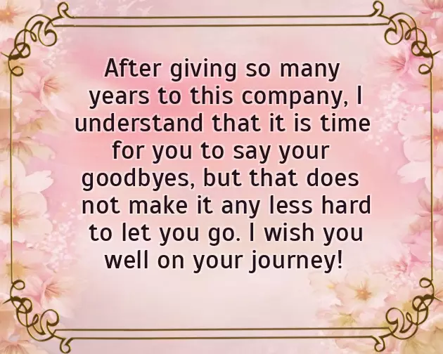 Goodbye Poems For Colleagues