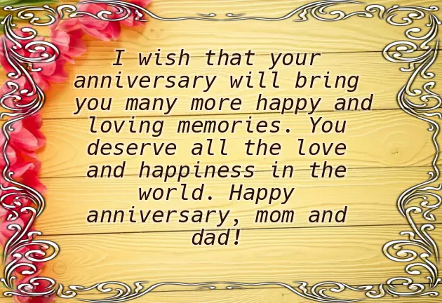 Happy Anniversary Mom And Dad Quotes