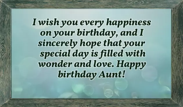 Happy Birthday Quotes For A Aunt