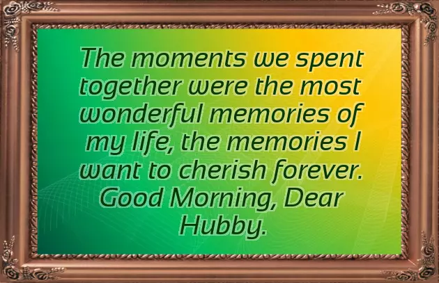 Husband Good Morning Msg