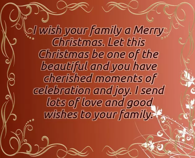 Short Christmas Message For Friends