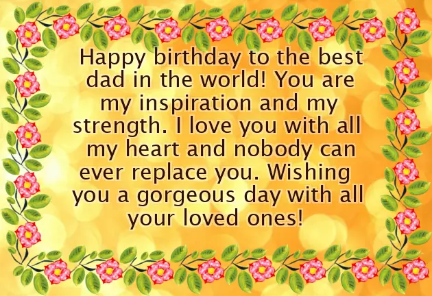 Birthday Caption For Father