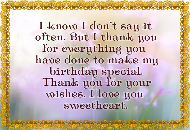 Happy Birthday Return Wishes