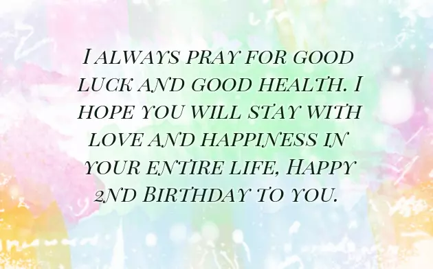 2 Birthday Wishes For Son