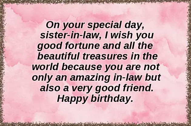 Special Sister Birthday