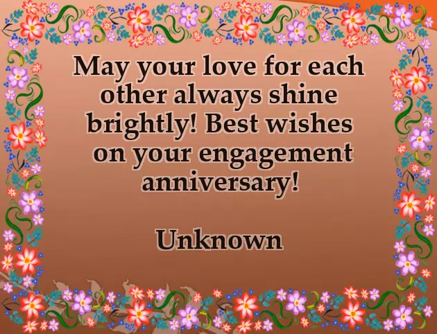 Happy Engagement Anniversary To Us