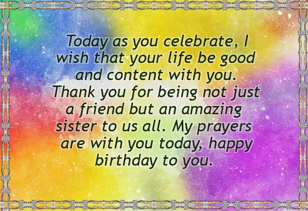 Best Friend Sister Birthday Wishes Best Friend Sister Birthday Wishes