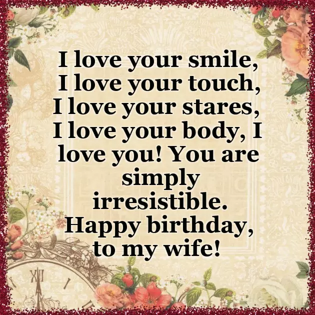 Birthday Wishes For Wife Romantic