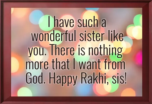 Happy Raksha Bandhan Dear Sister