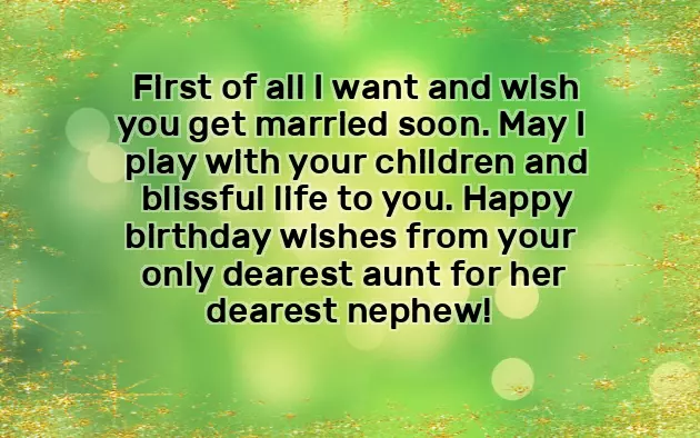 Birthday Wishes For A Young Nephew