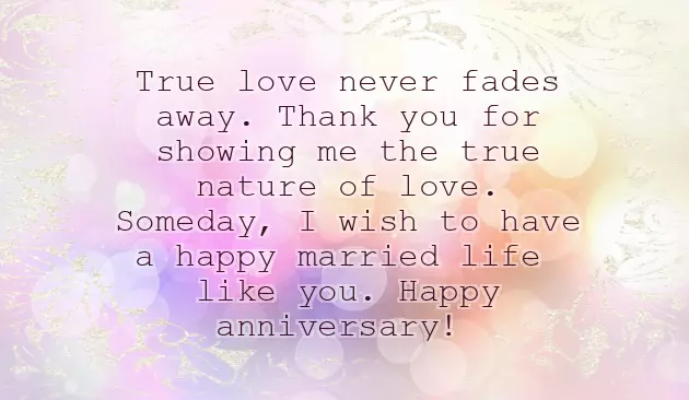 Mom Dad Wish Anniversary