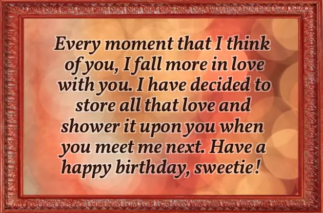 Love Romantic Birthday Wish For Boyfriend