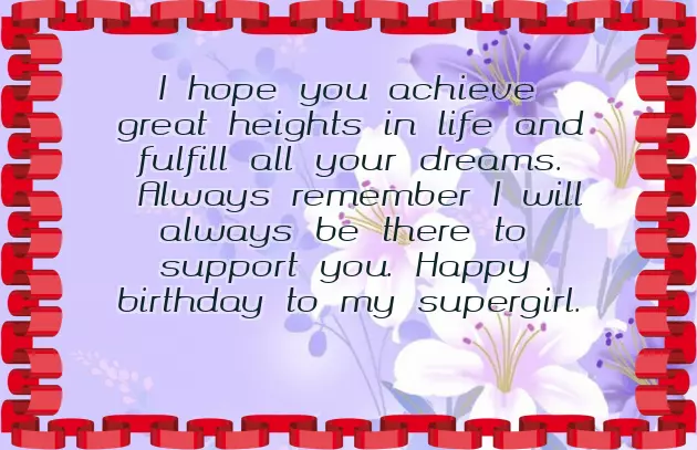 Birthday Words For Daughter