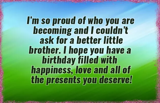 Thought For Brother Birthday