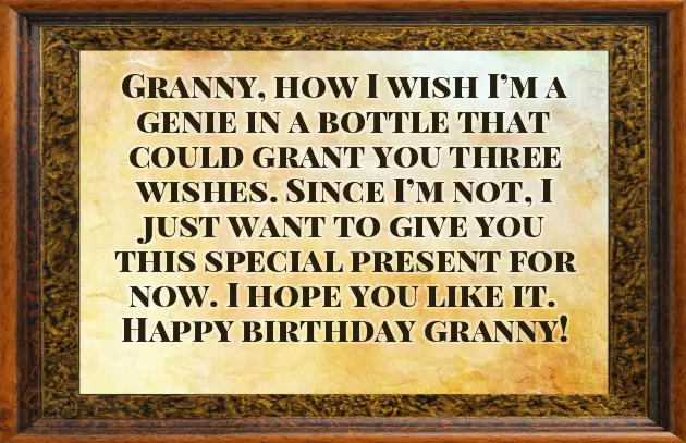 Happy Birthday To My Granny Happy Birthday To My Granny