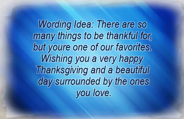 Greeting For Thanksgiving