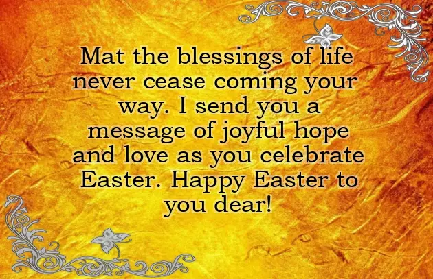 Easter Message To My Love