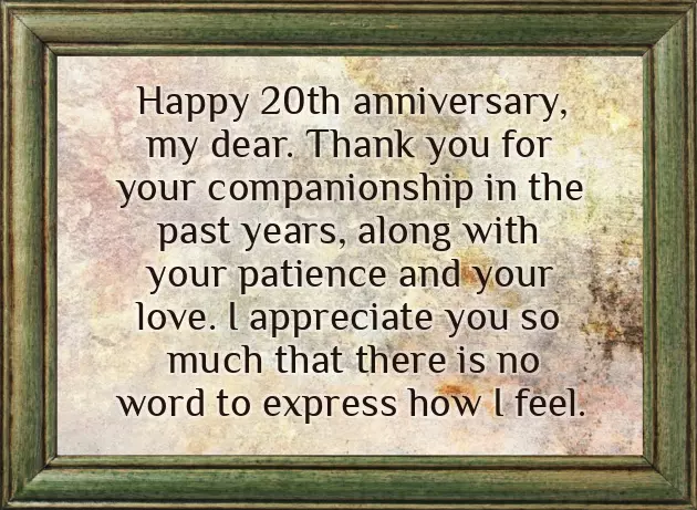 20 Year Anniversary Quotes For Wife 20 Year Anniversary Quotes For Wife