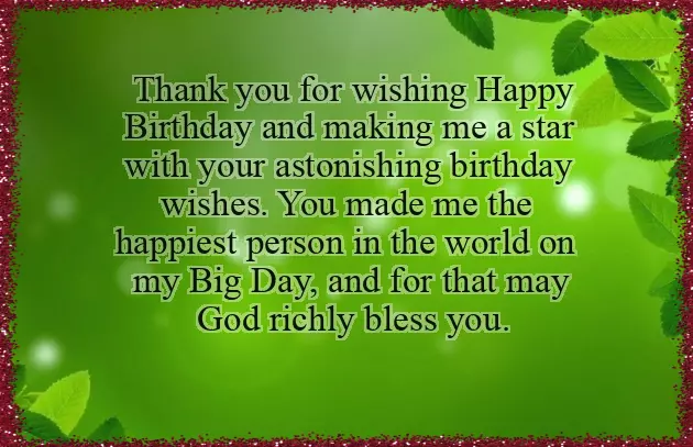 Quotes Of Appreciation For Birthday Wishes