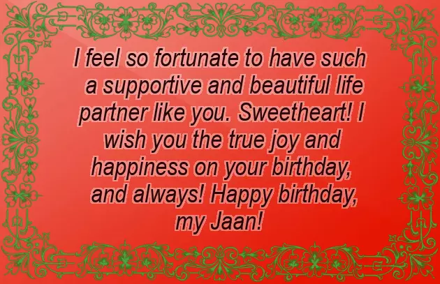 Best Happy Birthday Wish For Wife