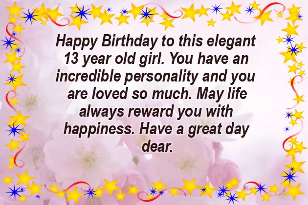 Happy 13Th Birthday My Daughter Happy 13Th Birthday My Daughter