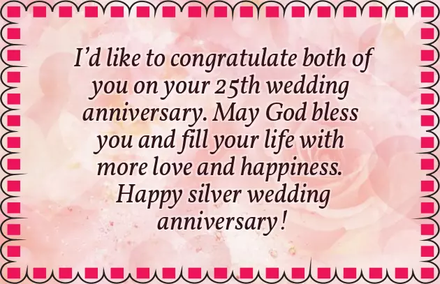 25 Silver Jubilee Wishes 25 Silver Jubilee Wishes