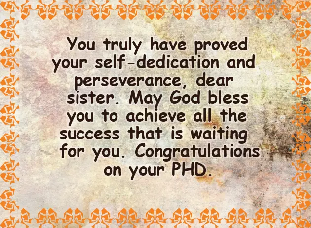 Congratulations On Your Doctorate