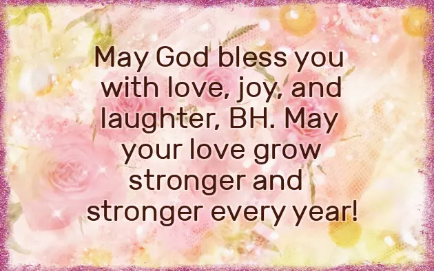 I Wish You A Happy Married Life