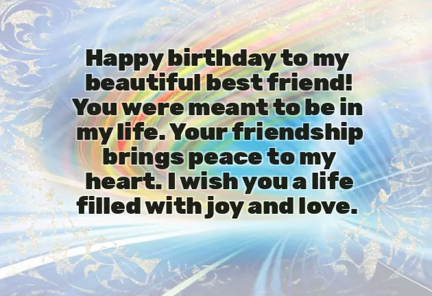 Special Female Friend Birthday Wishes