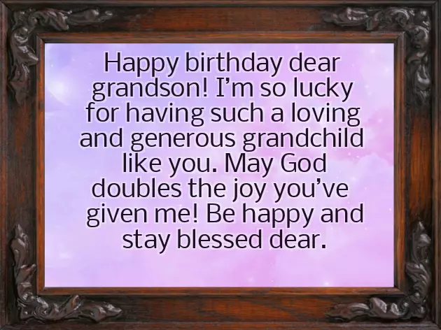 For Grandson Birthday Wishes For Grandson Birthday Wishes
