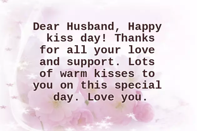 Kiss Day Messages For Girlfriend