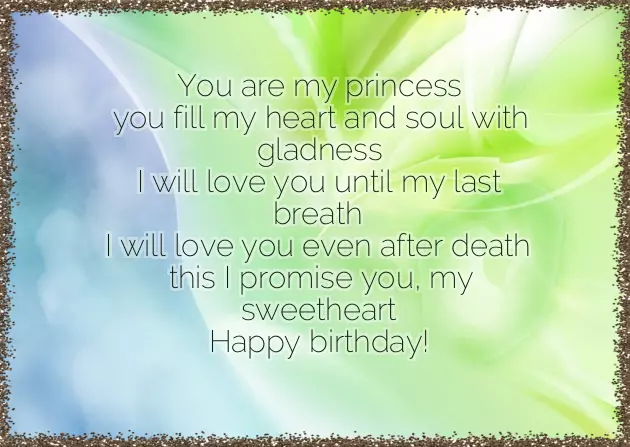 Birthday Wish For A Special Girl