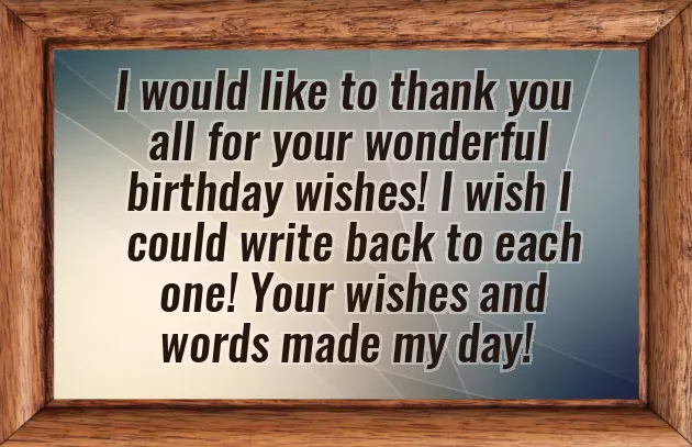 Thank You For Birthday Wishes Msg Thank You For Birthday Wishes Msg