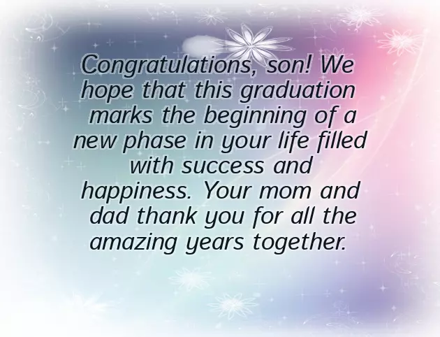 Congratulations My Son Graduation