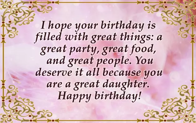 Birthday Wish From Mom To Daughter