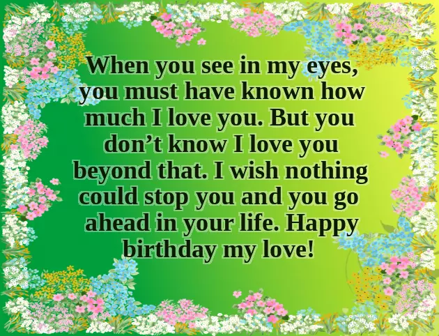 Birthday Wishes To My Lover Boy