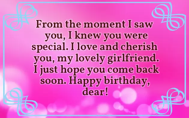 Birthday Wishes For My Girlfriend