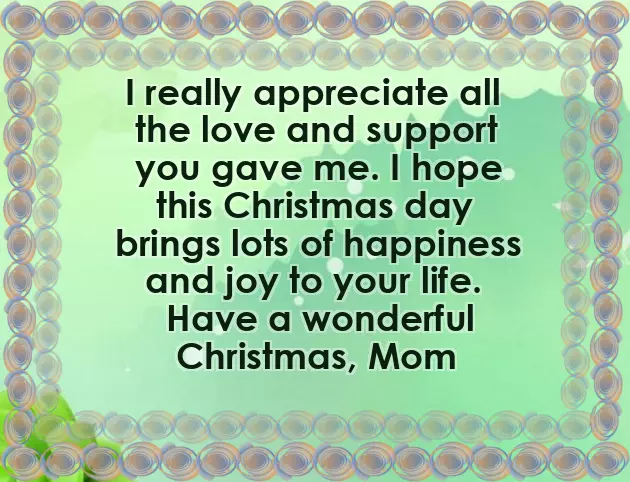 Christmas Wishes To Mother In Law