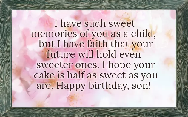 Best Birthday Wishes For My Lovely Son