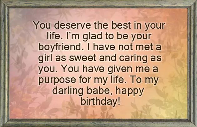 Wishing Birthday To Gf