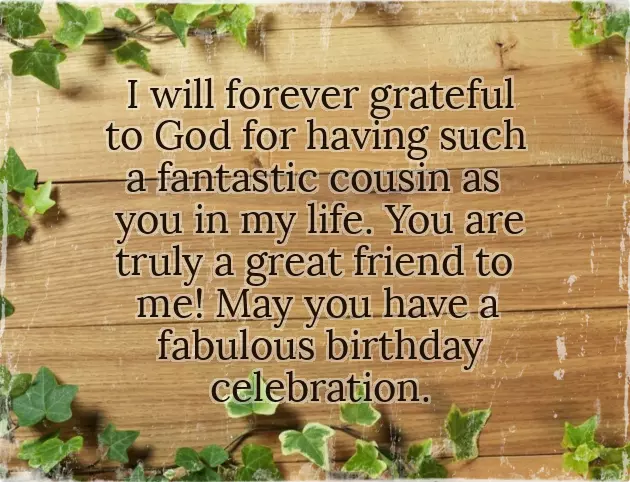 Funny Birthday Wishes For Cousin Male